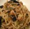 spaghetti olive e tonno e pomodorini